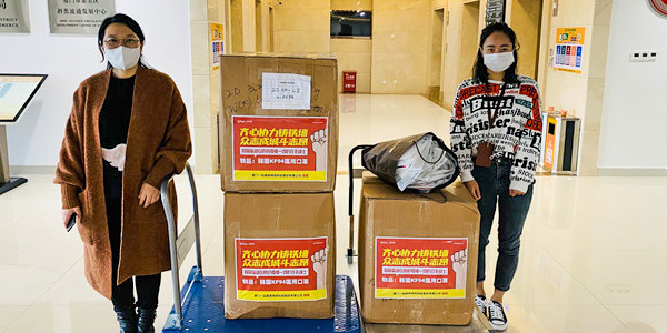 抗击疫情绵薄之力 一品威客向有关部门捐赠口罩上万个