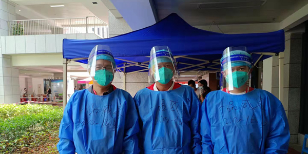 一品威客志愿者参与厦门软件园三期核酸检测志愿服务