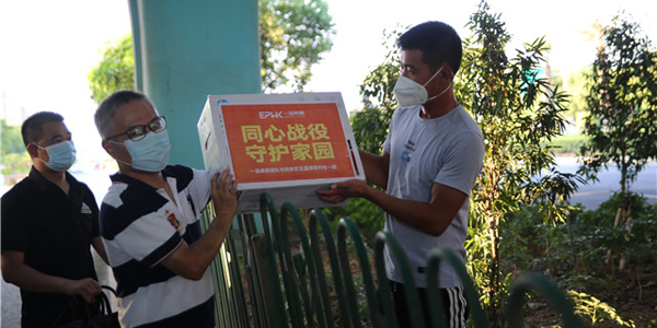 同心战役守护家园，一品威客向同安捐赠一批抗疫物资